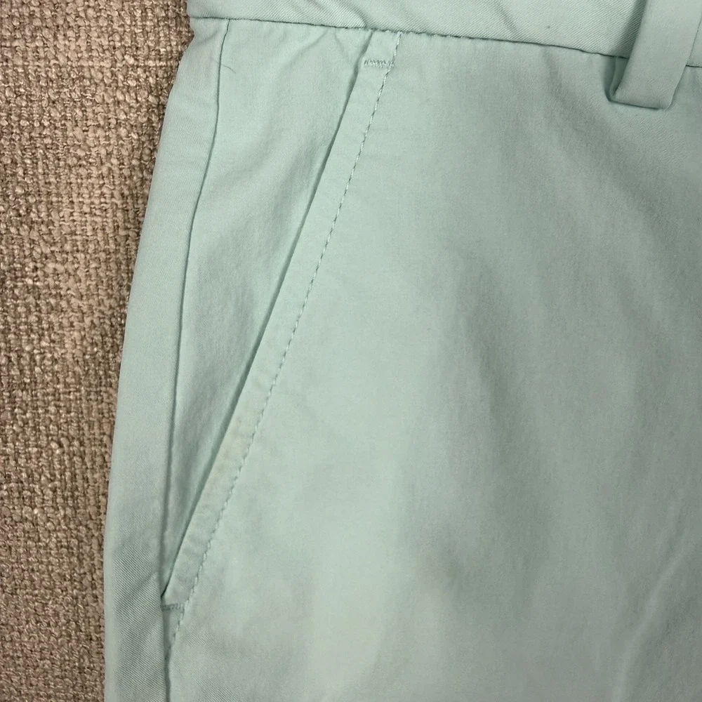 Vineyard Vines Boys Performance Shorts Size 12 Aqua Blue Stretch Chino